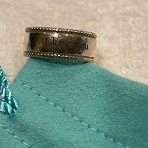 Tiffany & Co “I Love You” band - RETIRED